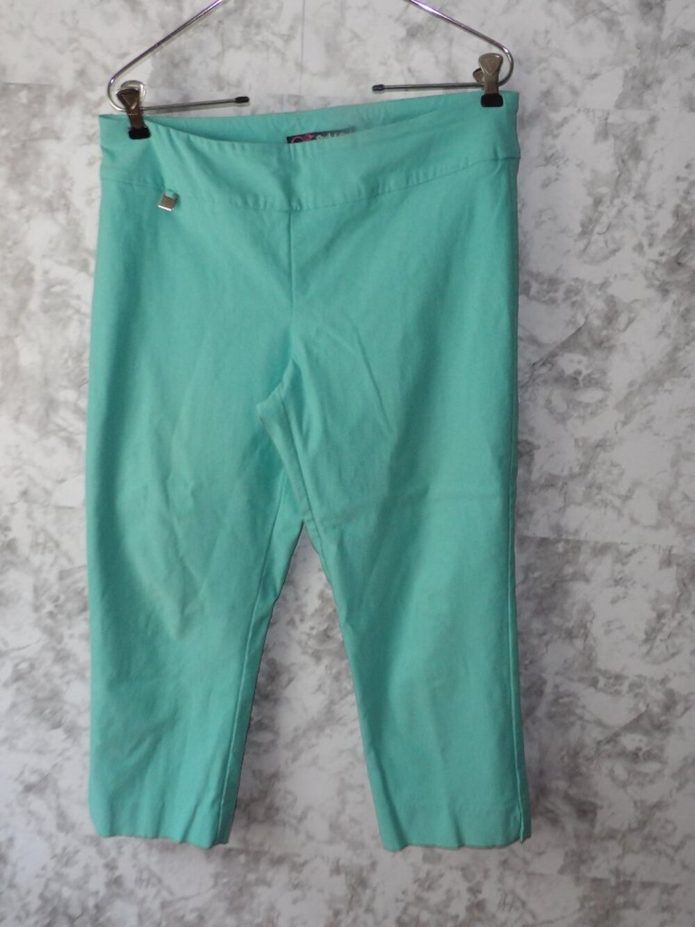 Peck & Peck Women's Teal Capri Pants Size 12